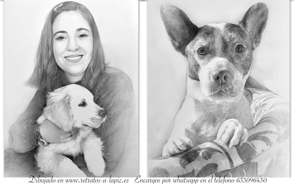 Dibujos de mascotas hechos a mano