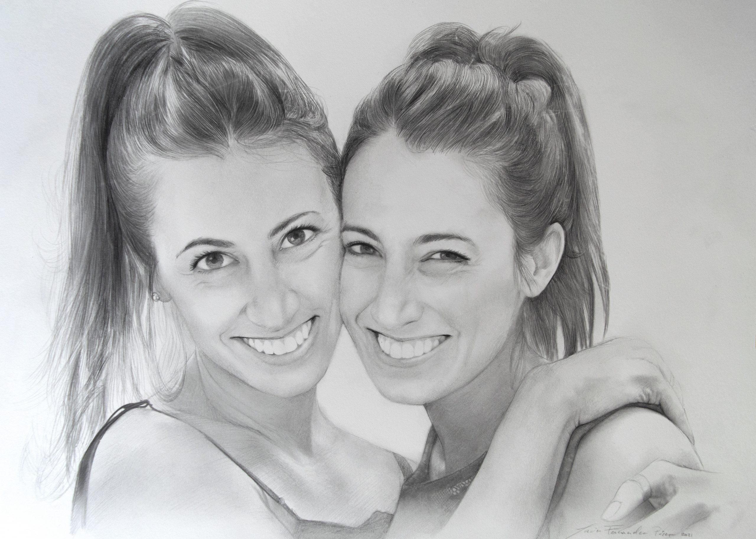 Retratos por encargo | Retratos a lápiz y carboncillo para regalar Retratos por encargo | Retratos a lápiz y carboncillo para regalar