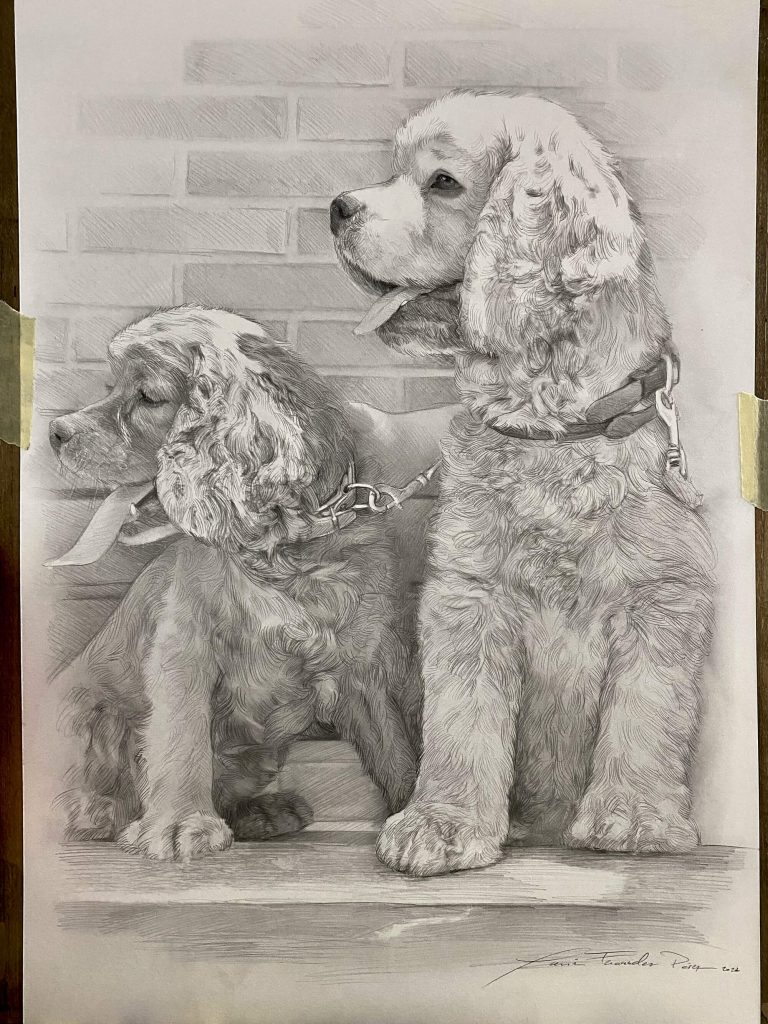 retratos-de-perros-a-carboncillo